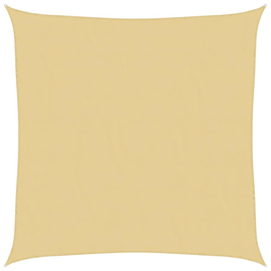 Voile d'ombrage sable 3,6x3,6 m 100 % polyester oxford - 2