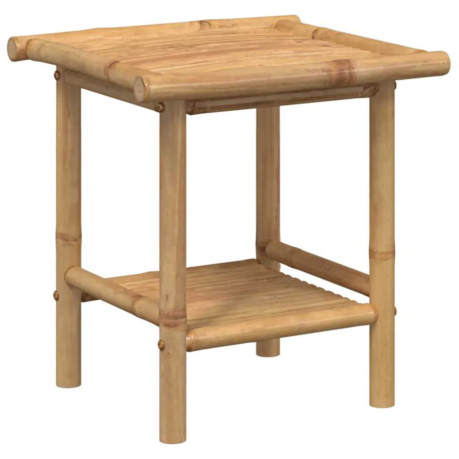 Table basse 45x45x45 cm bambou - 2
