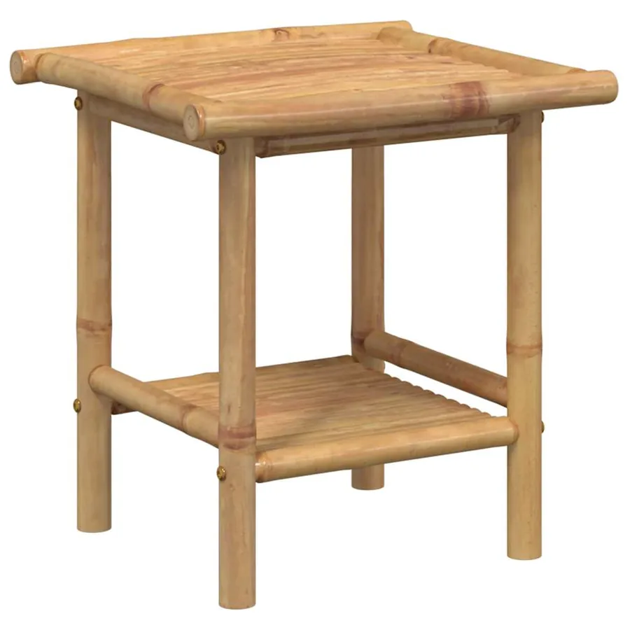 Table basse 45x45x45 cm bambou - 5