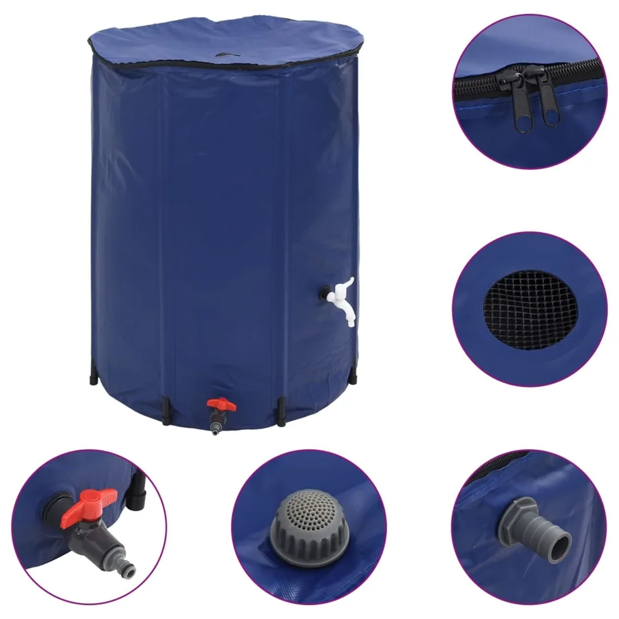 Réservoir d'eau avec robinet pliable 750 L PVC - 2