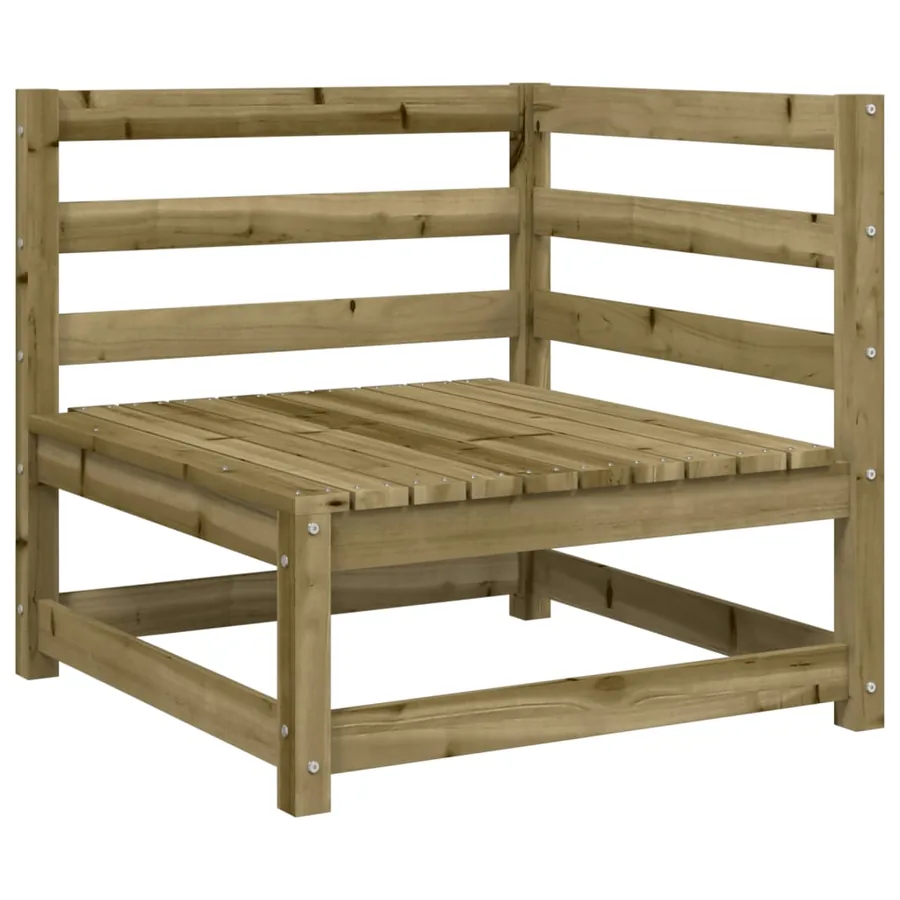Salon de jardin 4 pcs bois de pin imprégné - 4
