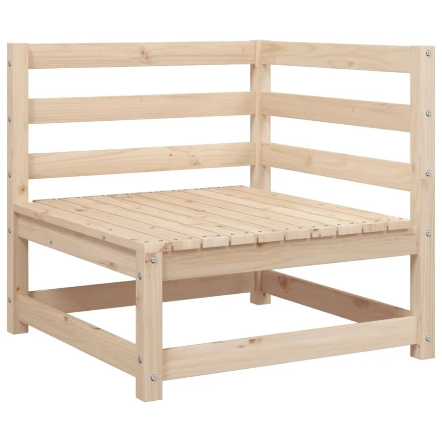 Salon de jardin 7 pcs bois de pin massif - 5