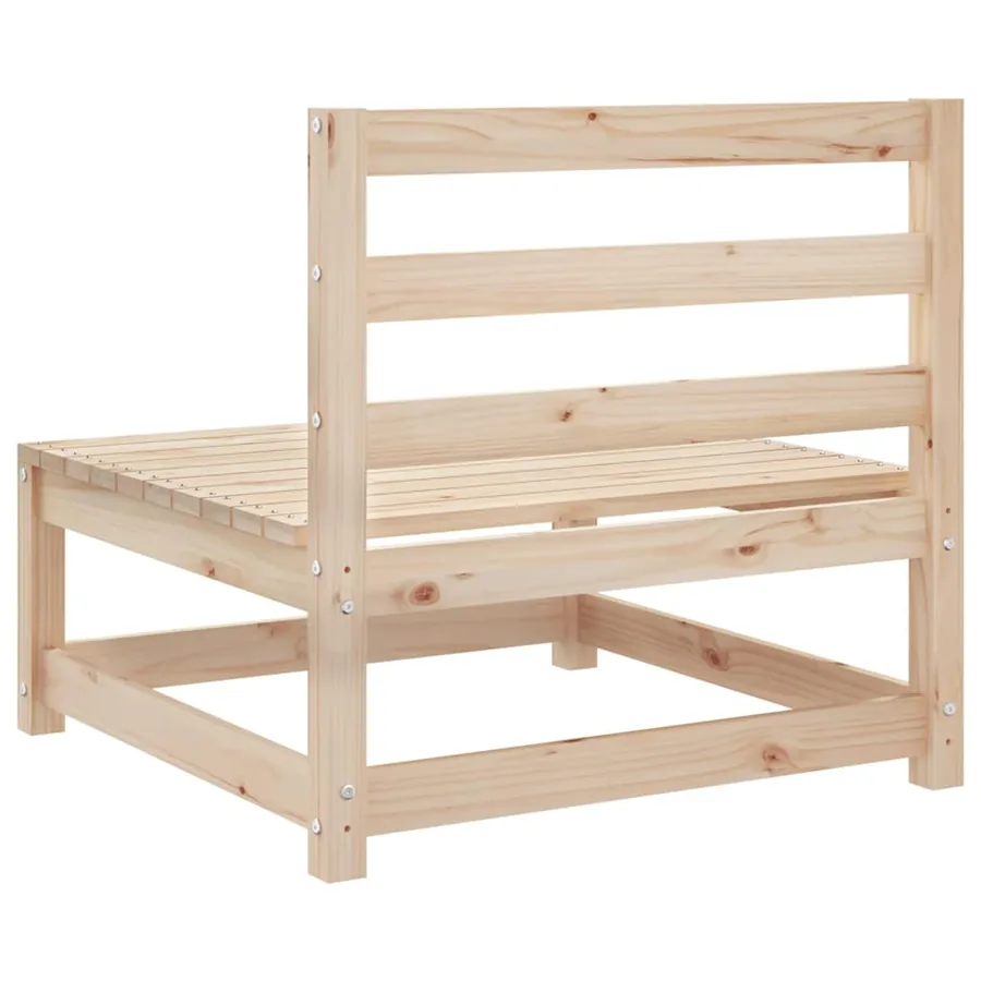 Salon de jardin 12 pcs bois de pin massif - 9