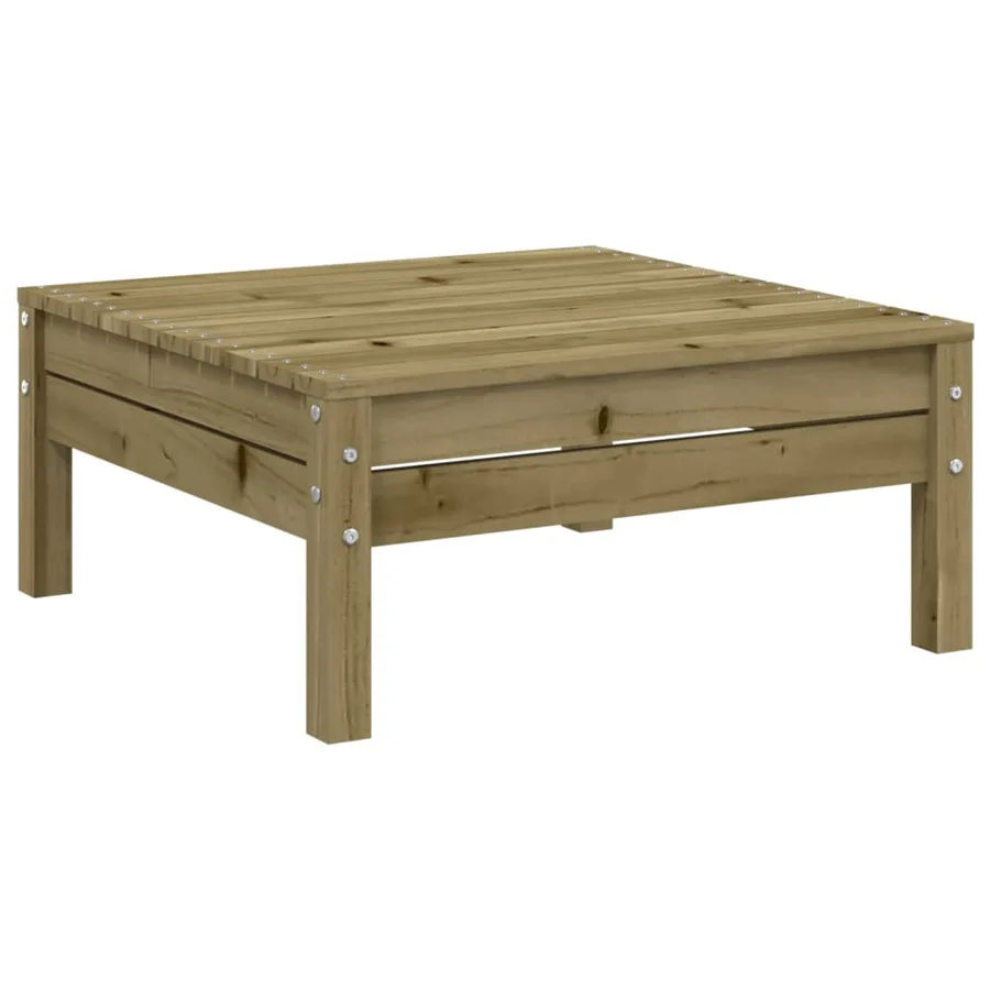 Salon de jardin 7 pcs avec coussins bois de pin imprégné - 6