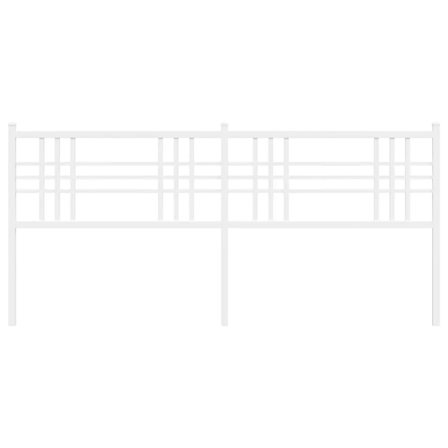 Tête de lit de remplacement métal blanc 193 cm - 4
