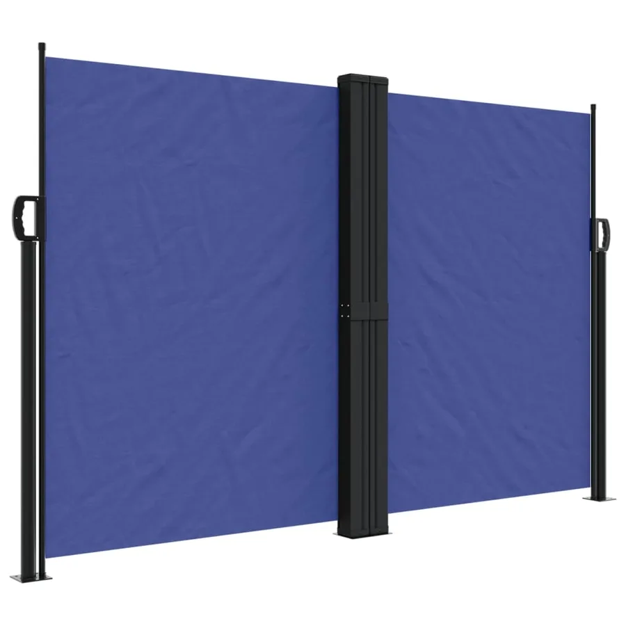 Auvent latéral rétractable bleu 160x1200 cm - 2