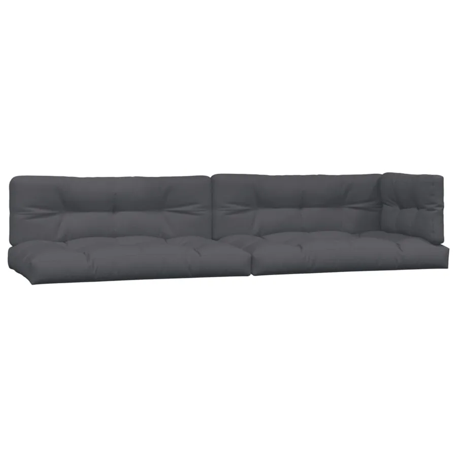 Salon palette de jardin avec coussins 5pcs bois d'acacia massif - 6