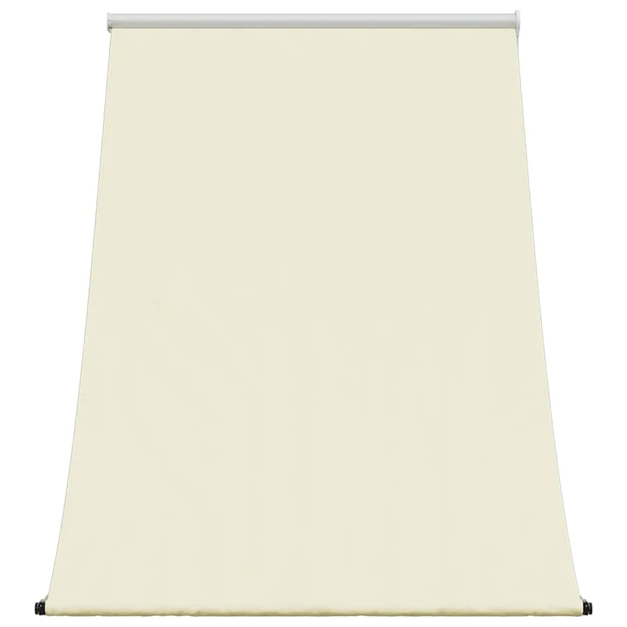 Auvent rétractable crème 150x150 m tissu et acier - 3