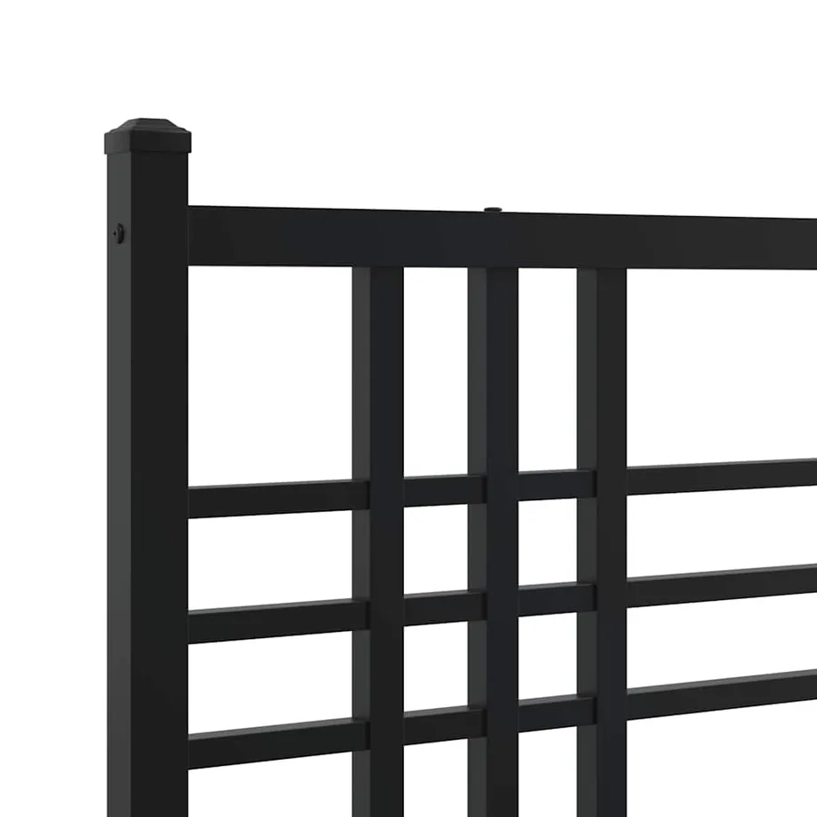 Tête de lit de remplacement métal noir 193 cm - 5