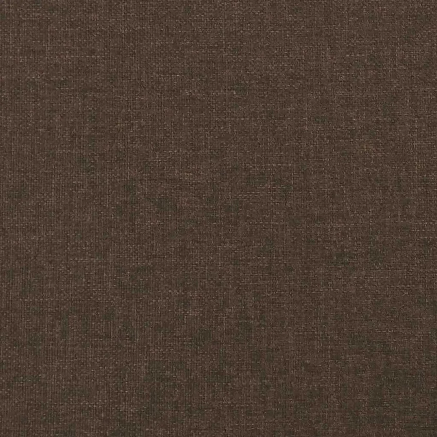 Sommier à lattes de lit et matelas marron foncé 120x190cm tissu - 8