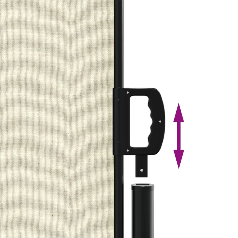 Auvent latéral rétractable crème 180x1200 cm - 6