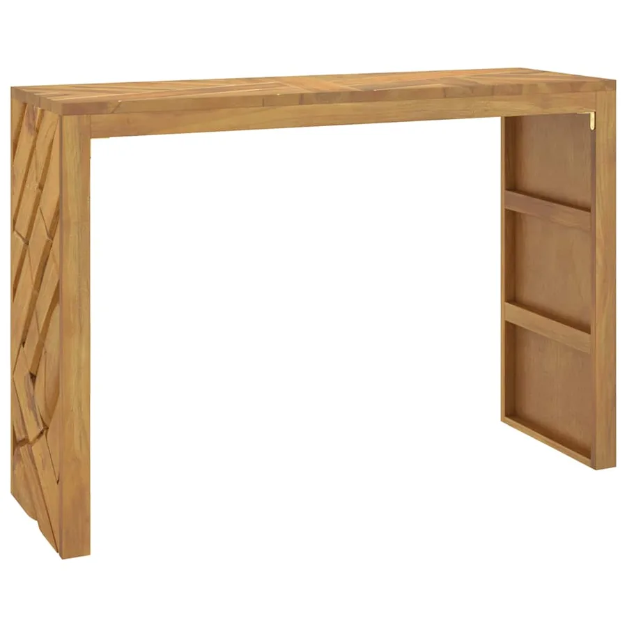 Table console 110x35x75 cm bois massif d'acacia - 2