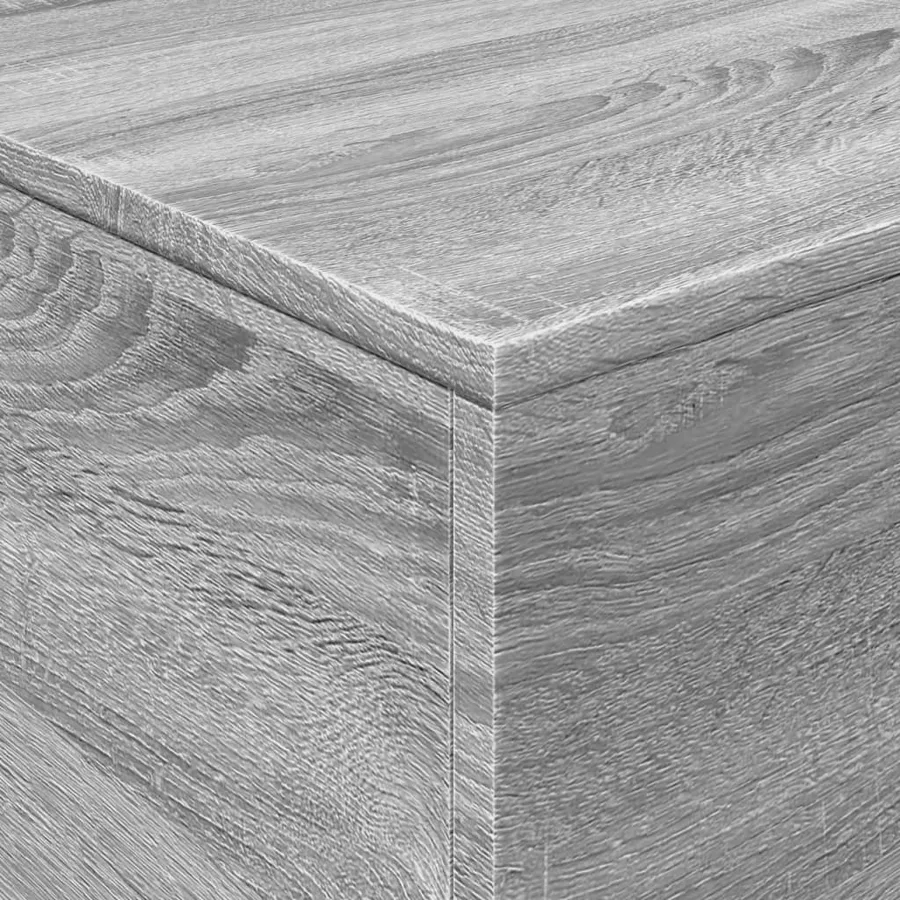 Table basse avec lumières LED gris sonoma 90x50x40 cm - 10