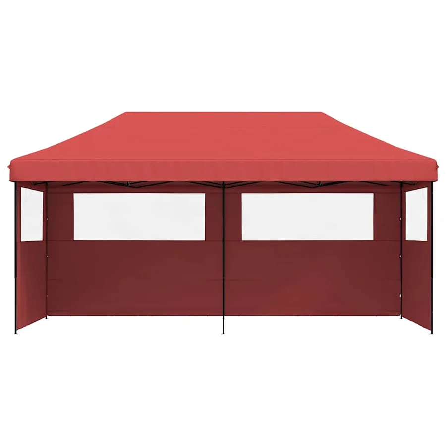 Tente de réception pliable escamotable avec 3 parois latérales - 3