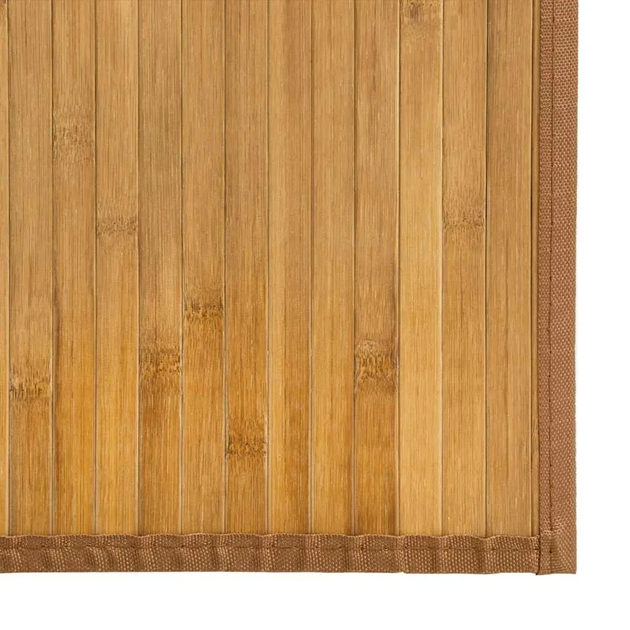 Tapis rectangulaire naturel 70x100 cm bambou - 6