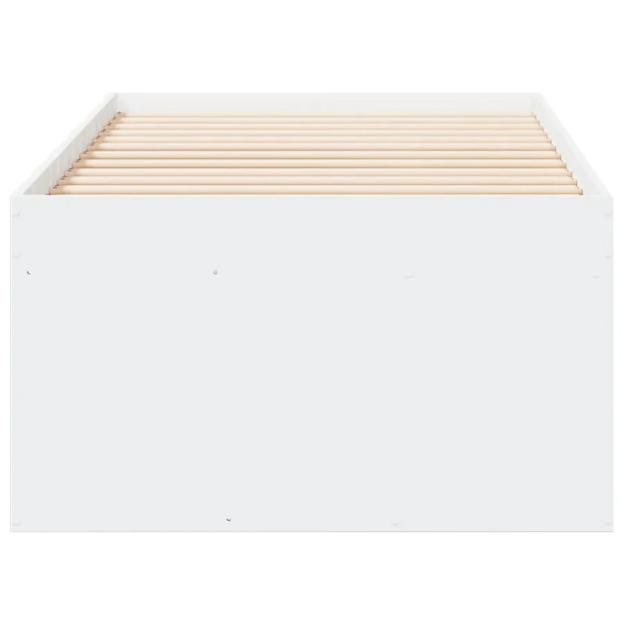 Lit de jour avec tiroirs sans matelas blanc 90x200 cm - 5