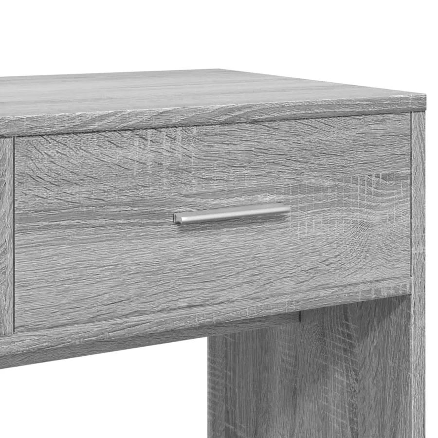 Coiffeuse avec miroir sonoma gris 80x39x80 cm - 8