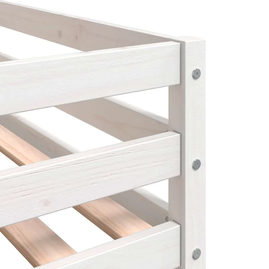Lit superposé sans matelas 90x190 cm bois de pin massif - 11