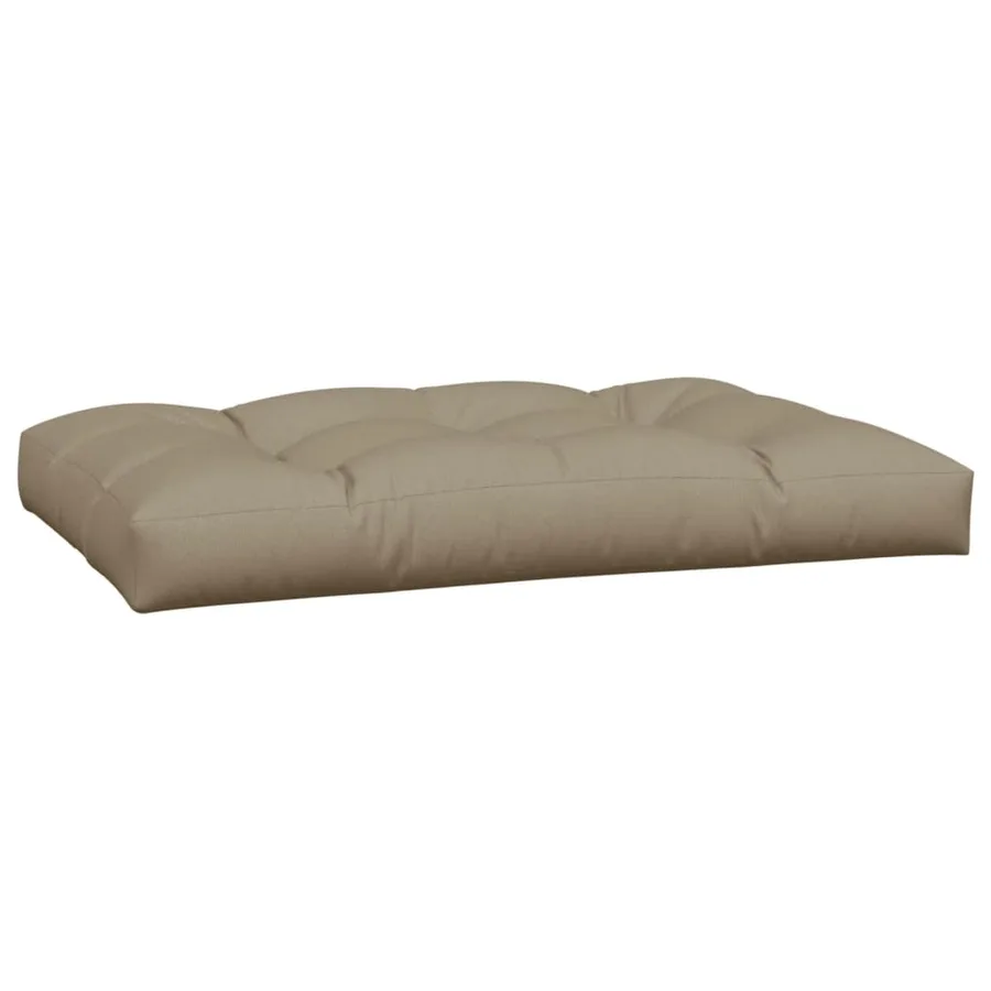 Coussins de palette lot de 3 taupe tissu - 6