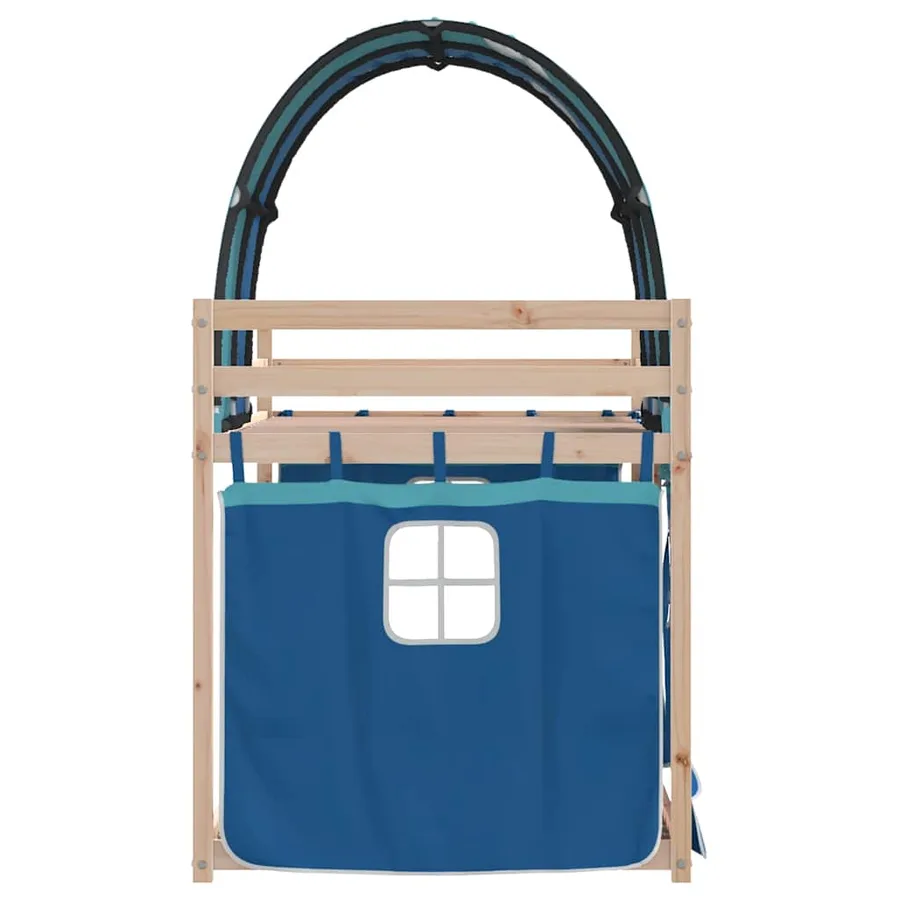 Lit superposé sans matelas 90x190 cm bois de pin massif - 6