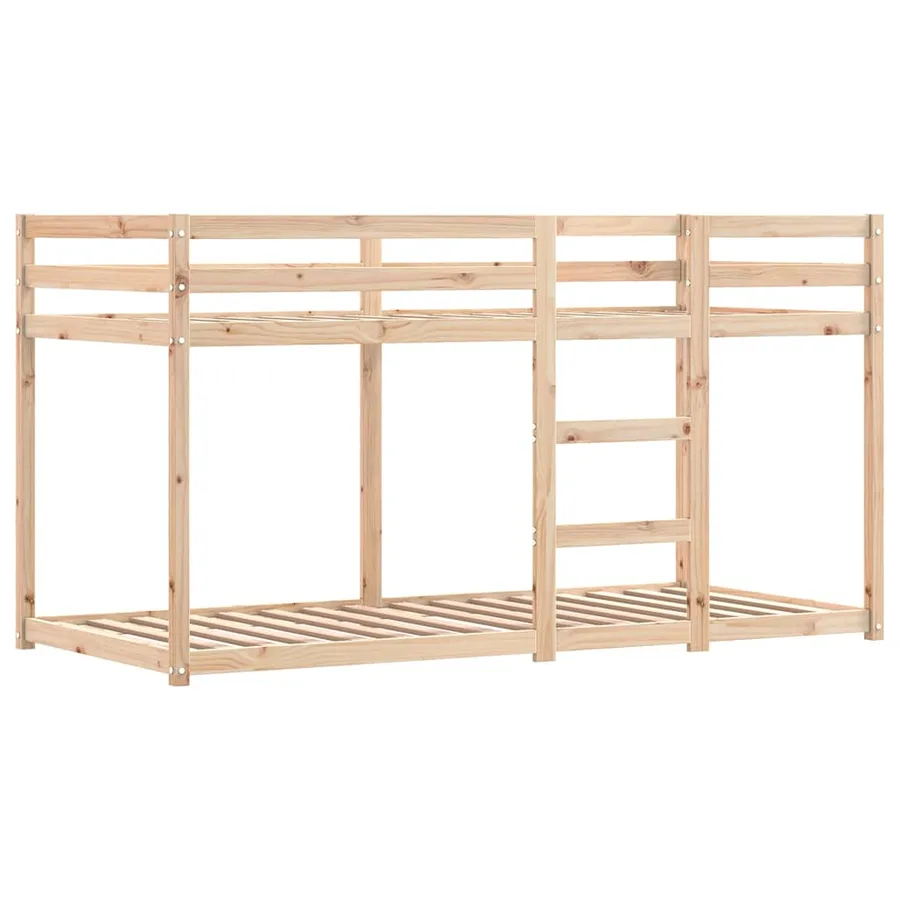 Lit superposé sans matelas 90x190 cm bois de pin massif - 8
