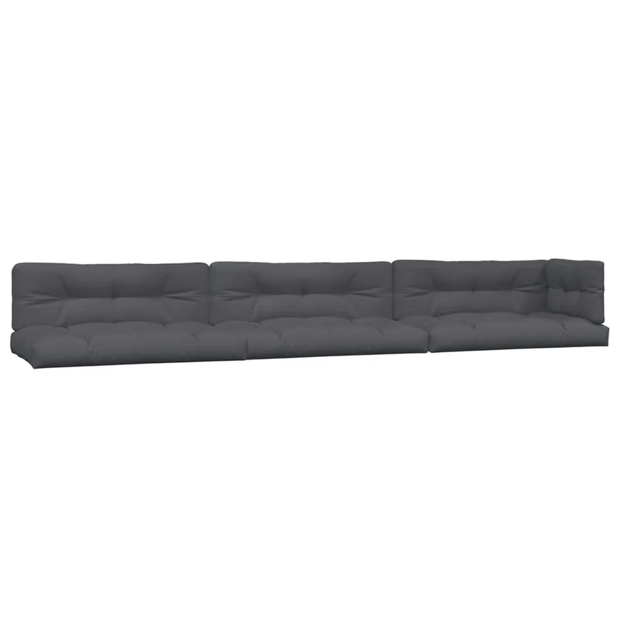 Salon palette de jardin avec coussins 5pcs bois d'acacia massif - 6