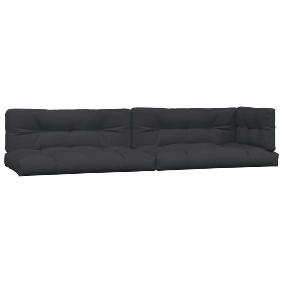Salon palette de jardin avec coussins 4pcs bois d'acacia massif - 6