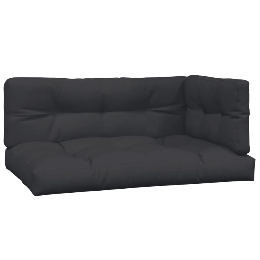 Salon palette de jardin avec coussins 4pcs bois d'acacia massif - 7