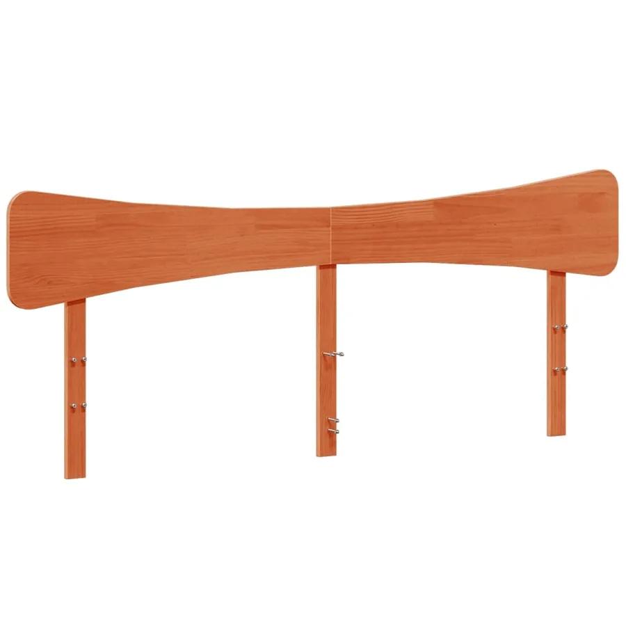 Tête de lit cire marron 180 cm bois massif de pin - 2