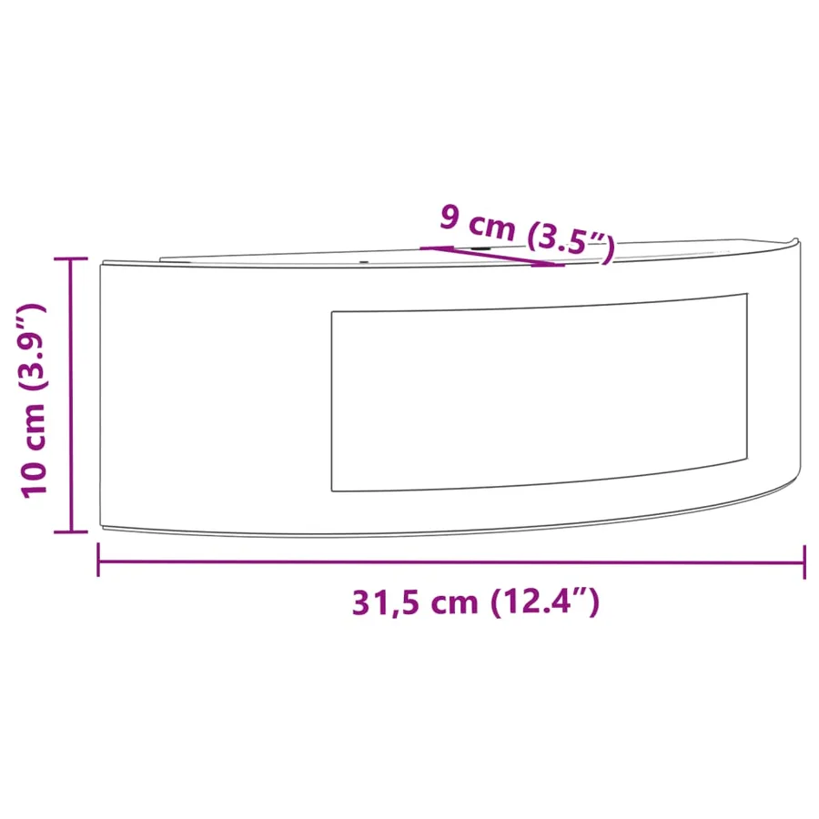 Appliques murales d'extérieur 2pcs argenté acier inoxydable - 7