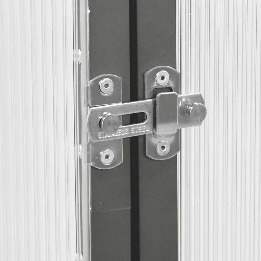 Serre avec cadre de base anthracite 169x169x202 cm aluminium - 7