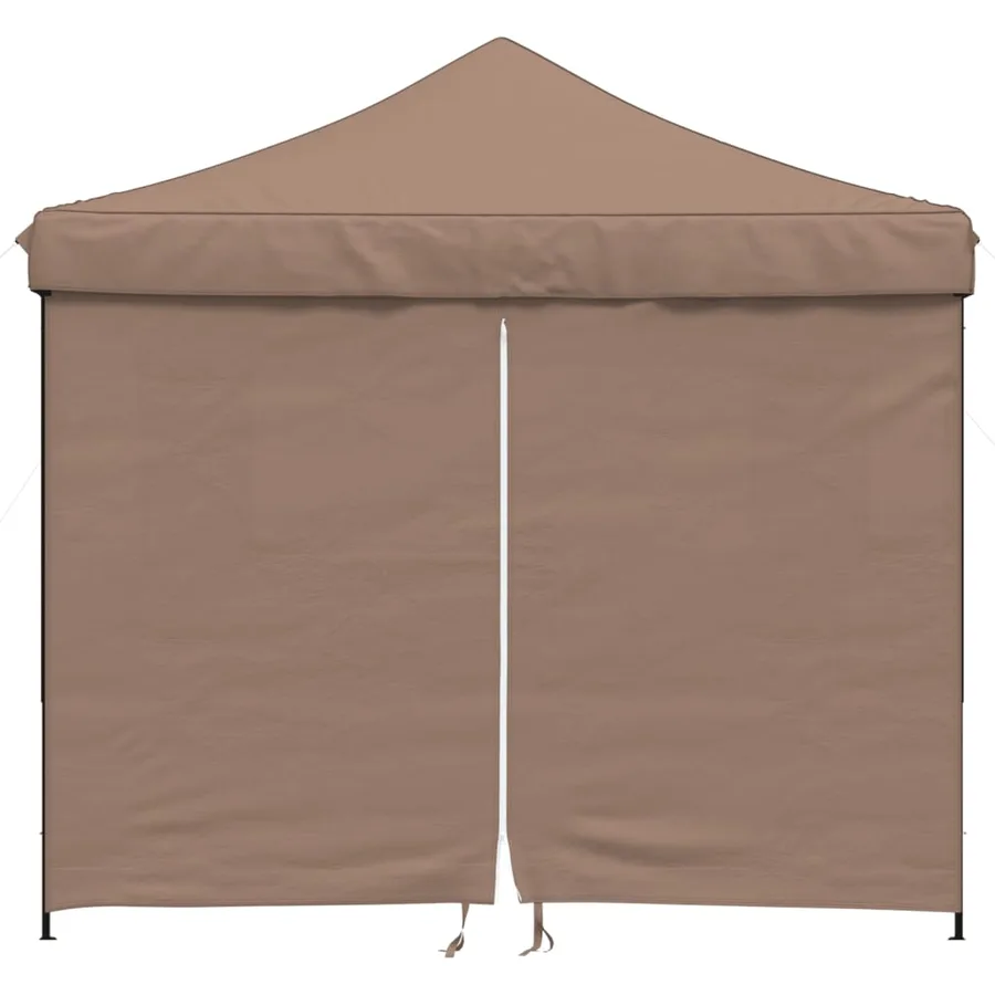 Tente de réception pliable escamotable avec 4 parois latérales - 3