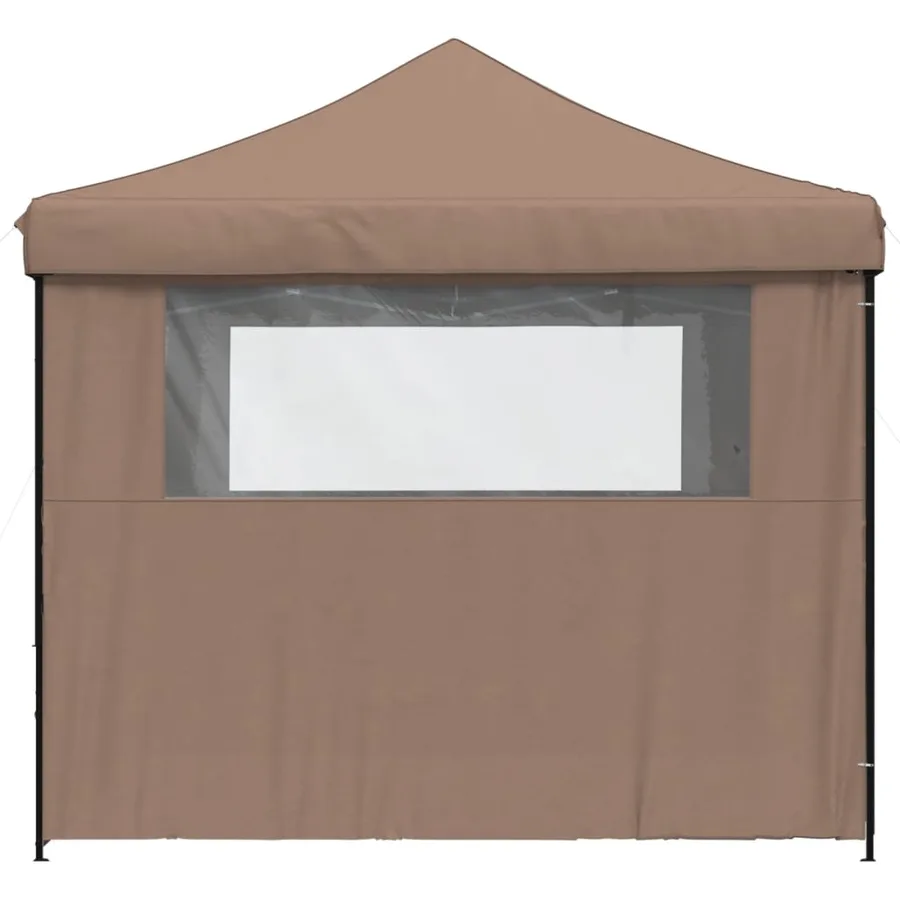 Tente de réception pliable escamotable avec 4 parois latérales - 4