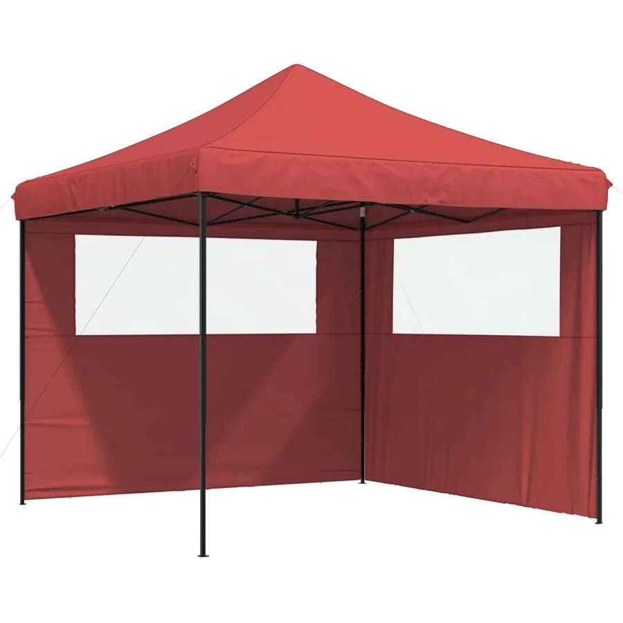 Tente de réception pliable escamotable avec 2 parois latérales - 2