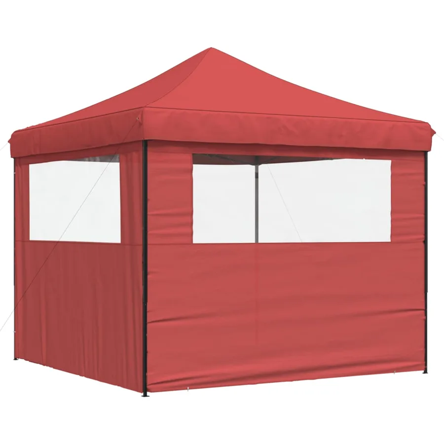 Tente de réception pliable escamotable avec 2 parois latérales - 5