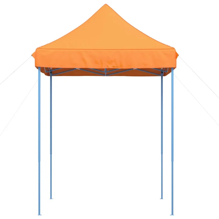 Tente de réception pliable escamotable orange 200x200x306 cm - 3