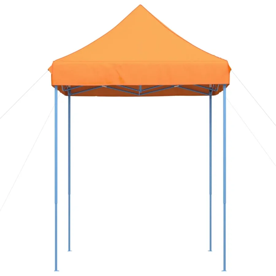 Tente de réception pliable escamotable orange 200x200x306 cm - 4