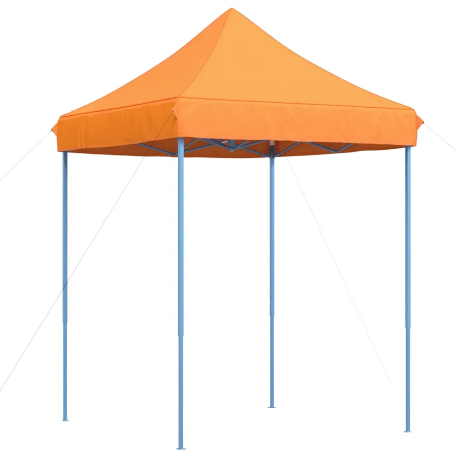 Tente de réception pliable escamotable orange 200x200x306 cm - 5