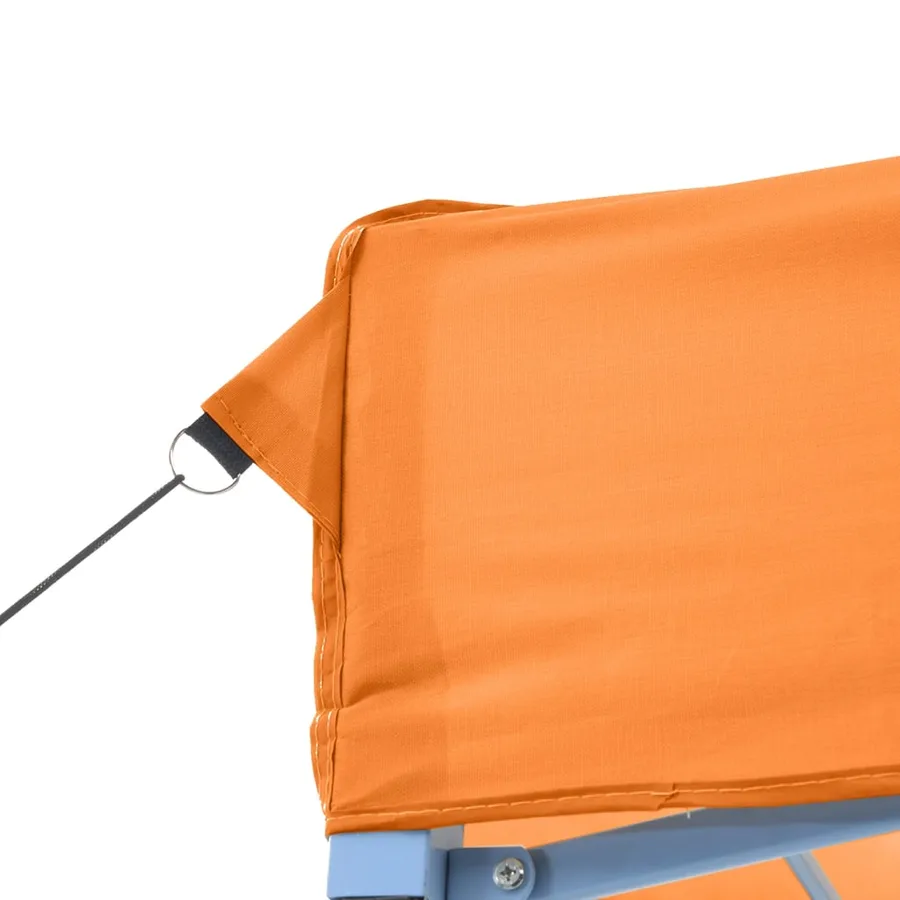 Tente de réception pliable escamotable orange 200x200x306 cm - 7