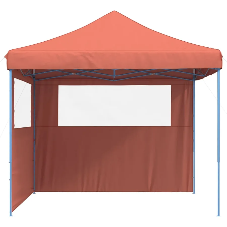 Tente de réception pliable escamotable avec 2 parois latérales - 4