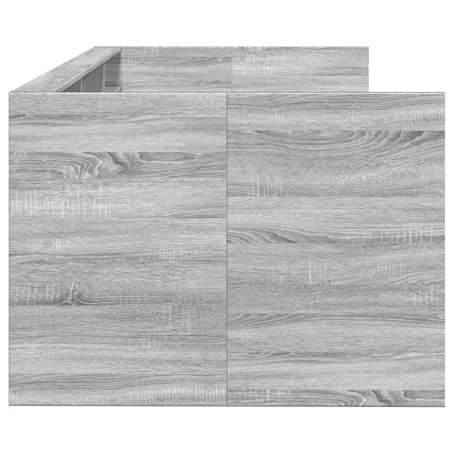 Lit de jour avec tiroirs sans matelas sonoma gris 90x190 cm - 5