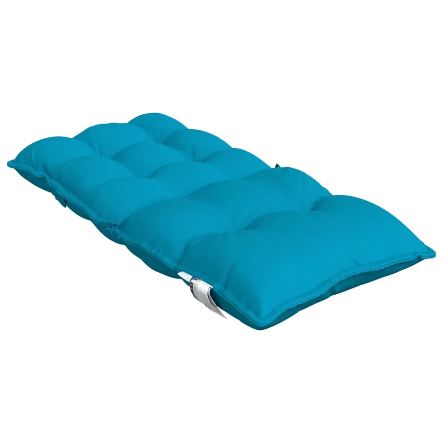 Coussins de chaise à dossier bas lot de 2 bleu clair - 5