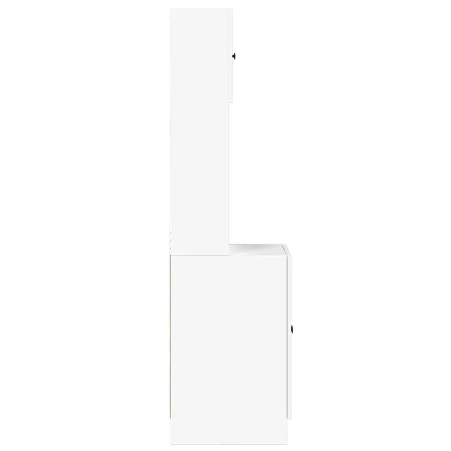 Armoire de cuisine blanc 60x50x180 cm bois d'ingénierie - 5