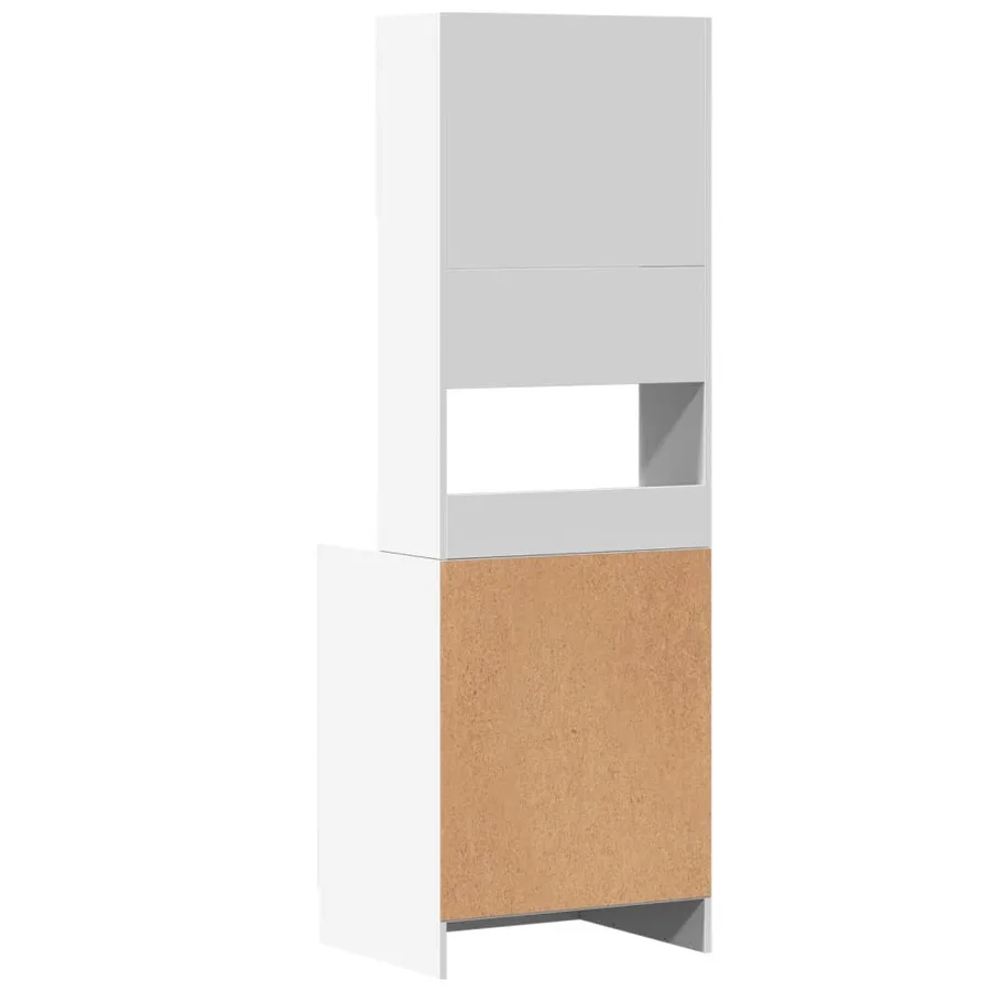 Armoire de cuisine blanc 60x50x180 cm bois d'ingénierie - 6