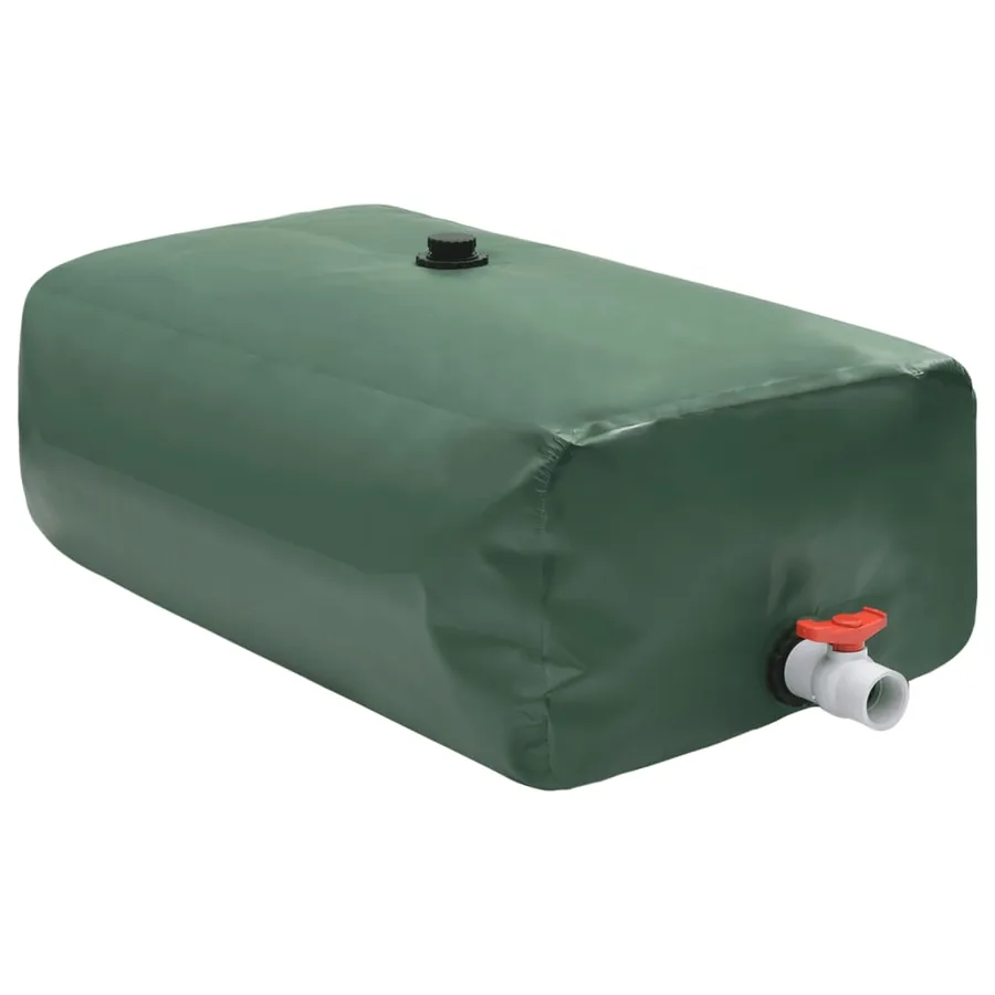 Réservoir d'eau avec robinet pliable 1500 L PVC