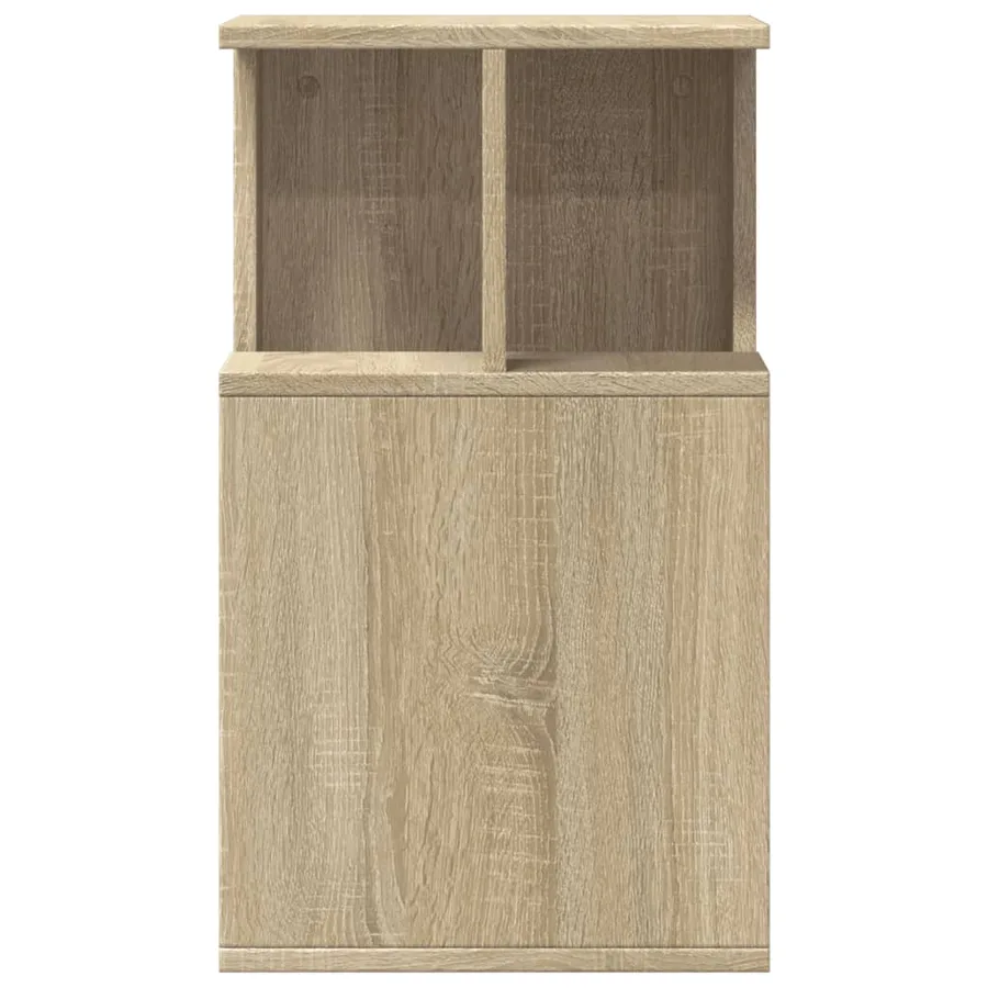 Table d'appoint chêne sonoma 35x35x60 cm bois d'ingénierie - 6