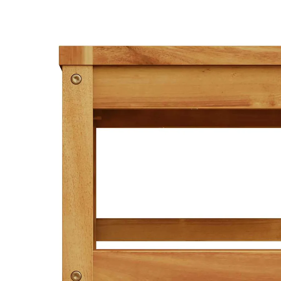 Salon de jardin 6 pcs avec coussins bois d'acacia solide - 8