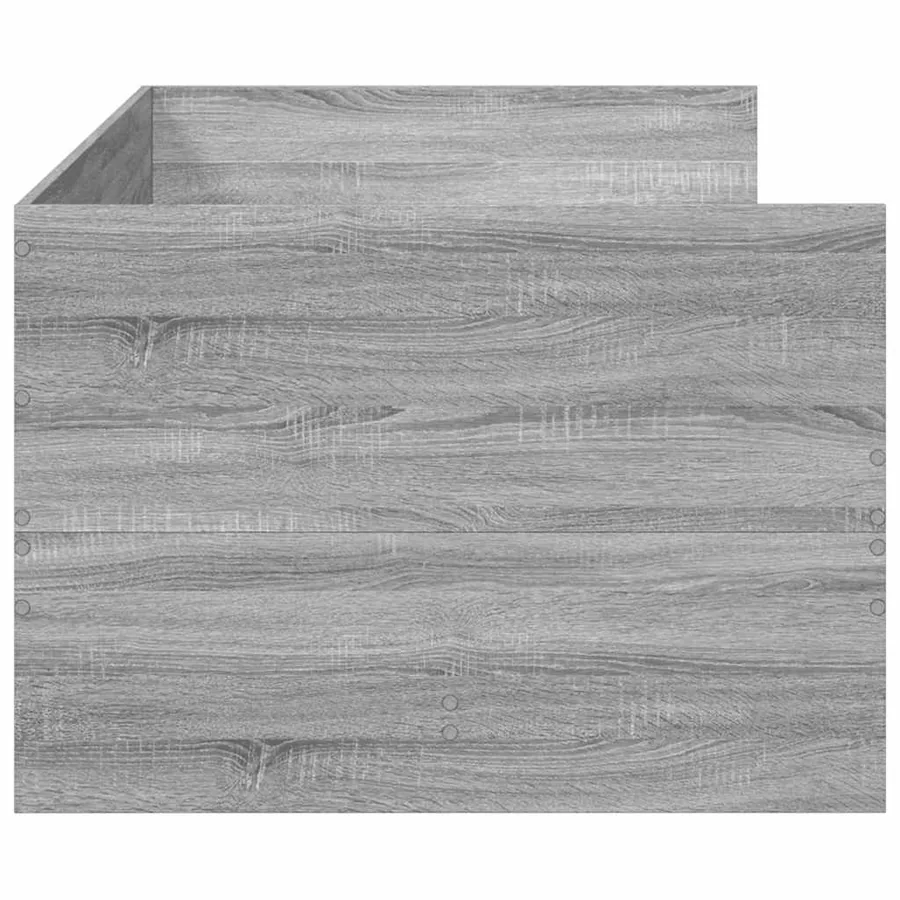Lit de jour avec tiroirs sans matelas sonoma gris 90x190 cm - 5