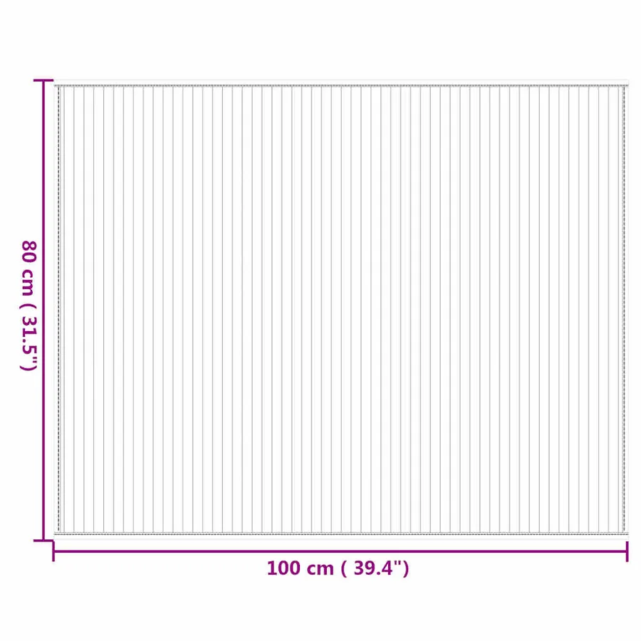 Tapis rectangulaire naturel 80x100 cm bambou - 8