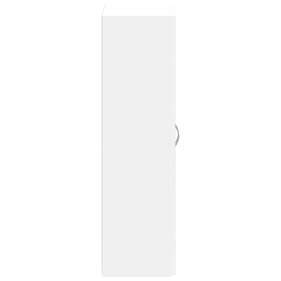 Armoire de classement blanc 60x32x115 cm bois d'ingénierie - 5